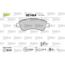 601464 VALEO КомплеК т гальмівних колодок, дискове гальмо