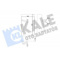 350030 KALE OTO RADYATÖR Випарник кондиціонера