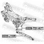 0229T31KIT FEBEST Болт регулювання розвалу коліс