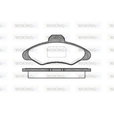 P2313.00 WOKING Комплект гальмівних колодок дисковий гальм