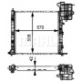 CR 680 000P MAHLE Радіатор охолодження двигуна