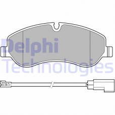 LP2661 DELPHI Комплект гальмівних колодок дисковий гальм