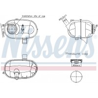 996339 NISSENS Компенсаційний бак охолоджувальна рідина