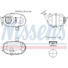 996339 NISSENS Компенсаційний бак охолоджувальна рідина