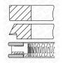 08-448500-00 GOETZE ENGINE Комплект поршневих кілець