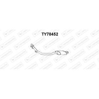 TY70452 VENEPORTE Предглушник вихлопних газів