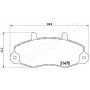 PA-0321AF JAPANPARTS Комплект гальмівних колодок дисковий гальм