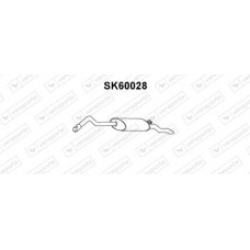 SK60028 VENEPORTE Глушник вихлопних газів кінцевий