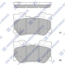 SP1472 Hi-Q Комплект гальмівних колодок дисковий гальм