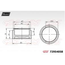 72954058 MAXTECH Поршень корпус скоби гальма