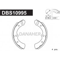 DBS10995 DANAHER Комплект гальмівних колодок