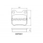 DBP590/1 DANAHER Комплект гальмівних колодок дисковий гальм