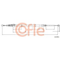 10.9051 COFLE Тросик, cтояночный тормоз