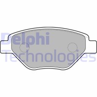 LP1866 DELPHI Комплект гальмівних колодок дисковий гальм