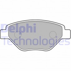 LP1866 DELPHI Комплект гальмівних колодок дисковий гальм