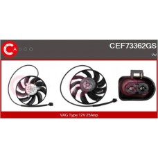 CEF73362GS CASCO Вентилятор охолодження двигуна