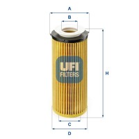 2509600 UFI Масляний фільтр