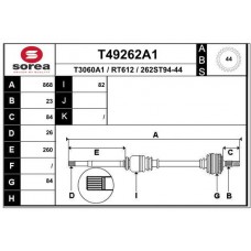 T49262A1 EAI Привідний вал