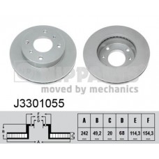 J3301055 NIPPARTS Гальмівний диск