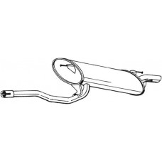 280-919 BOSAL Глушник вихлопних газів кінцевий