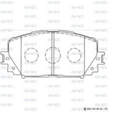 SN939 ADVICS Комплект гальмівних колодок дисковий гальм