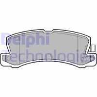 LP611 DELPHI КомплеК т гальмівних колодок, дискове гальмо