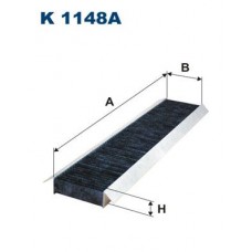 K 1148A FILTRON Фільтр повітря у внутрішньому просторі