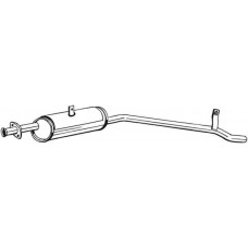 279-017 BOSAL Середній глушник вихлопних газів