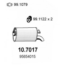10.7017 ASSO Глушник вихлопних газів кінцевий