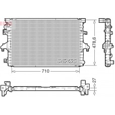DRM32055 DENSO Радіатор охолодження двигуна