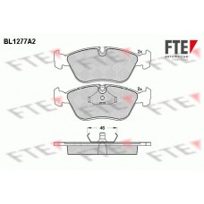 BL1277A2 FTE Комплект гальмівних колодок дисковий гальм
