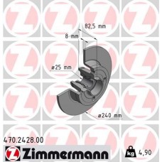 470.2428.00 ZIMMERMANN Гальмівний диск