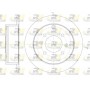 6757.00 ROADHOUSE Гальмівний диск