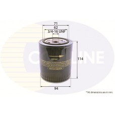 EOF047 COMLINE Масляний фільтр