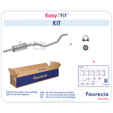 FS80752 Faurecia Предглушник вихлопних газів