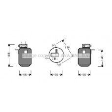 BWD001 AVA QUALITY COOLING Осушувач кондиціонера