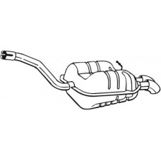 233-187 BOSAL Глушник вихлопних газів кінцевий