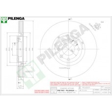 V098 PILENGA Гальмівний диск