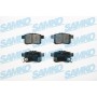 5SP1569 SAMKO Комплект гальмівних колодок дисковий гальм