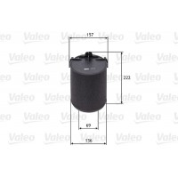 585742 VALEO Повітряний фільтр