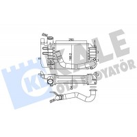 342370 KALE OTO RADYATÖR Интеркулер