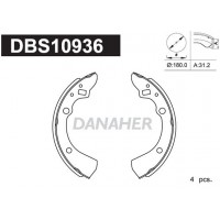 DBS10936 DANAHER Комплект гальмівних колодок