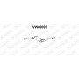 VW80003 VENEPORTE Середній глушник вихлопних газів
