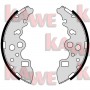 01074 KAWE Комплект гальмівних колодок