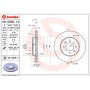 09.5509.11 BREMBO Гальмівний диск