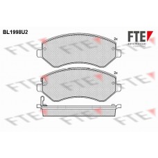 BL1998U2 FTE Комплект гальмівних колодок дисковий гальм