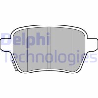 LP3165 DELPHI Комплект гальмівних колодок дисковий гальм