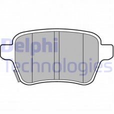 LP3165 DELPHI Комплект гальмівних колодок дисковий гальм