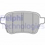 LP3165 DELPHI Комплект гальмівних колодок дисковий гальм