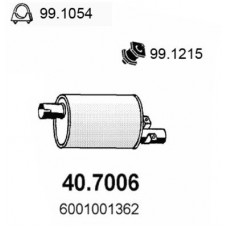 40.7006 ASSO Глушник вихлопних газів кінцевий